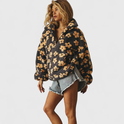 Béatrice – Pull Sophistiqué À Demi-Zip
