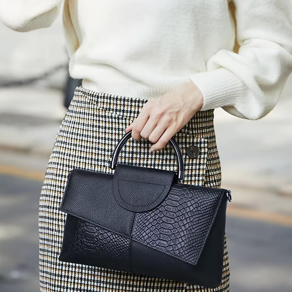 Celeste | Sac à main en cuir crocodile de luxe