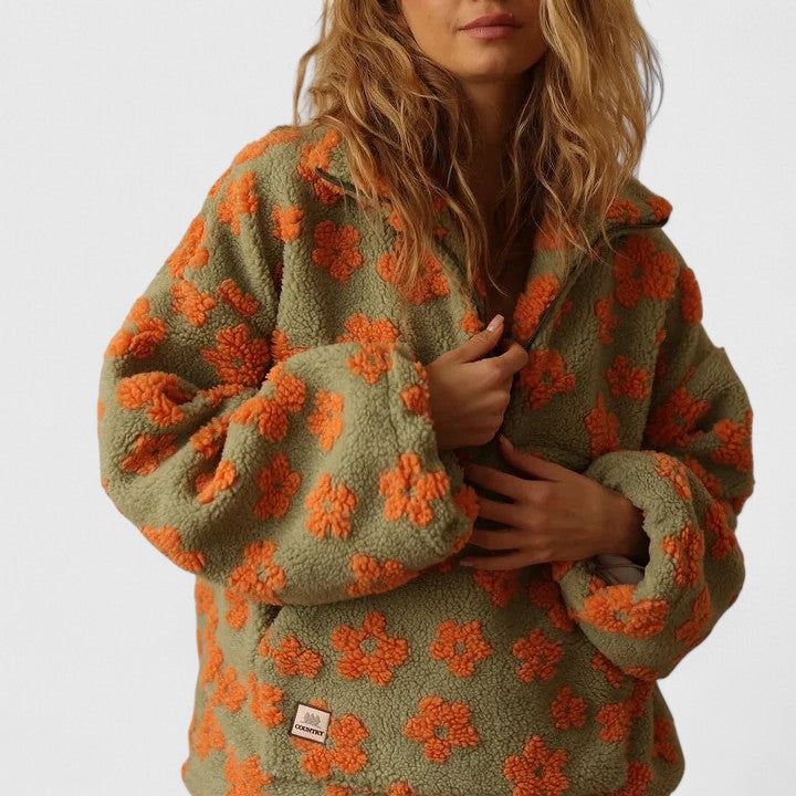Béatrice – Pull Sophistiqué À Demi-Zip