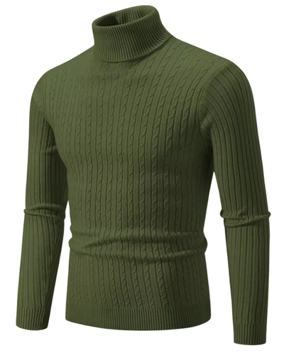 Victor | Pull en maille chaud avec col montant