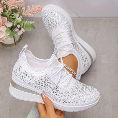 Delphine | Baskets orthopédiques avec strass scintillants