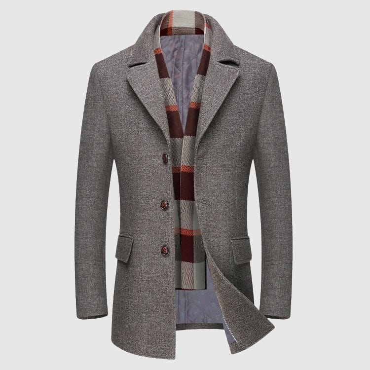 Clovis - Élégant et raffiné manteau en laine