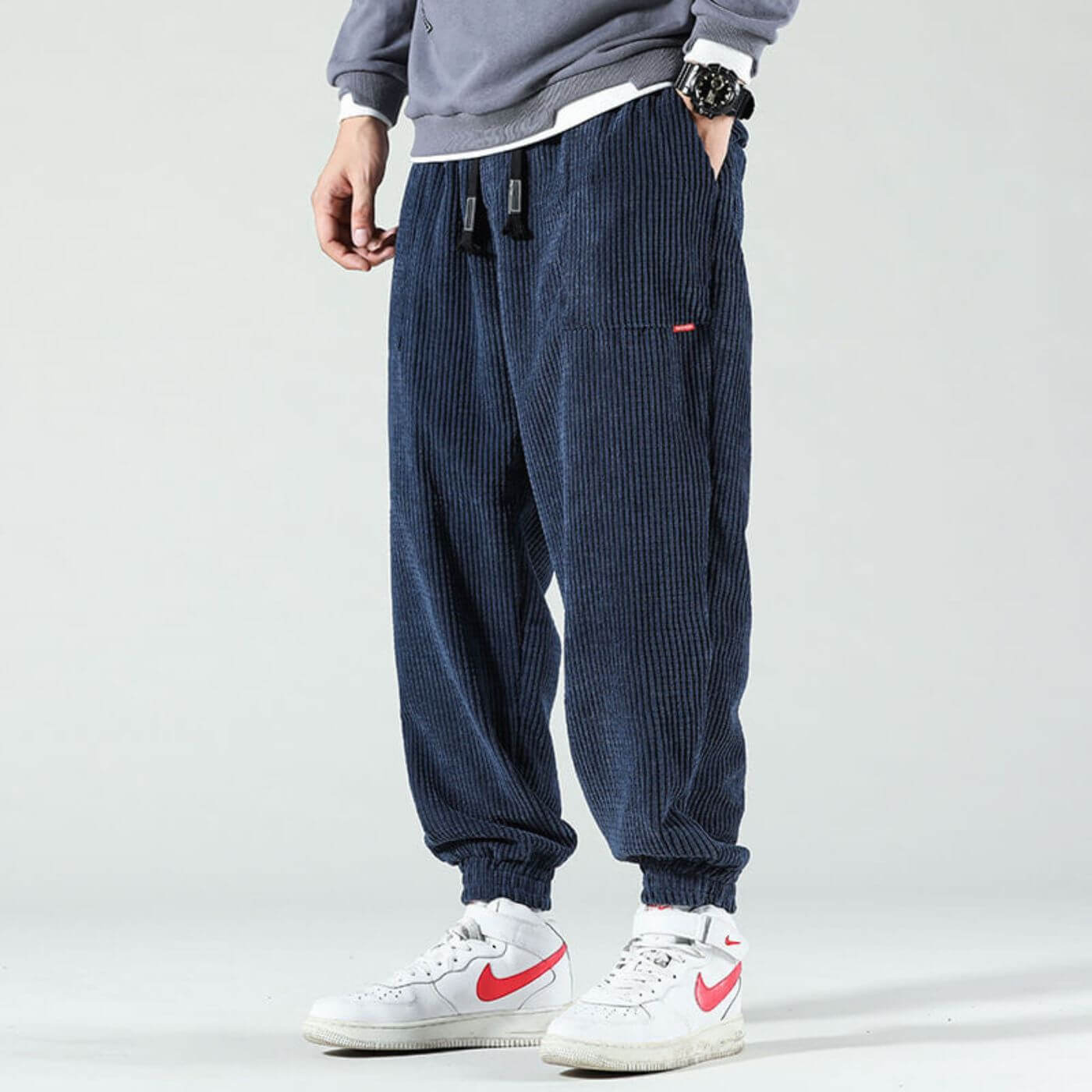 Kasper | Élégants Joggers en Velours Côtelé