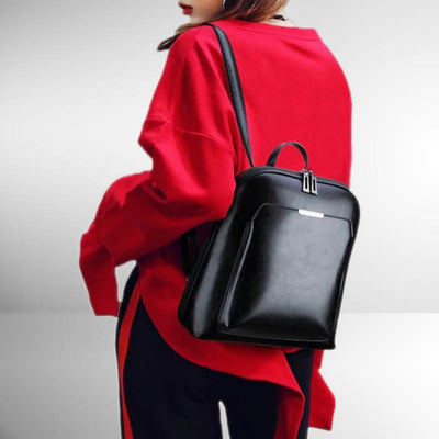 Stella | Sac à dos classique à double zip au design minimaliste