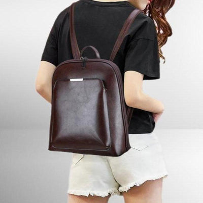 Stella | Sac à dos classique à double zip au design minimaliste
