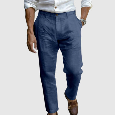Moretti | Pantalons Légers en Lin