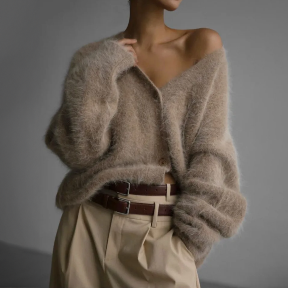 Élégant Cardigan Dahlia