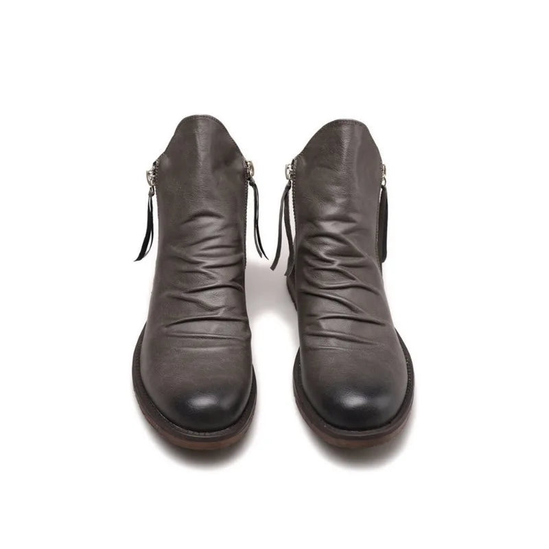 Owens | Bottines Chelsea en cuir véritable