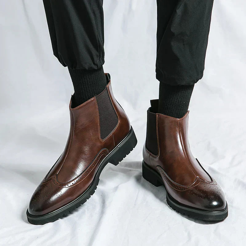 Adriel | Bottines Chelsea en cuir authentique