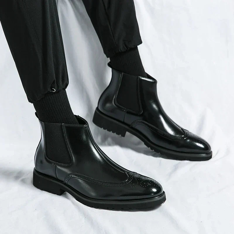 Adriel | Bottines Chelsea en cuir authentique