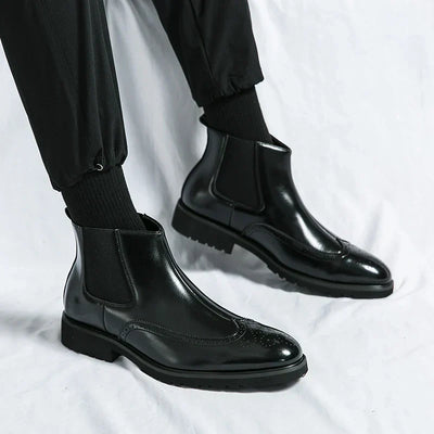 Adriel | Bottines Chelsea en cuir authentique