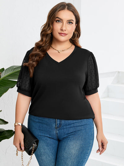 Véronique™ | Élégante Blouse à Manches Bouffantes