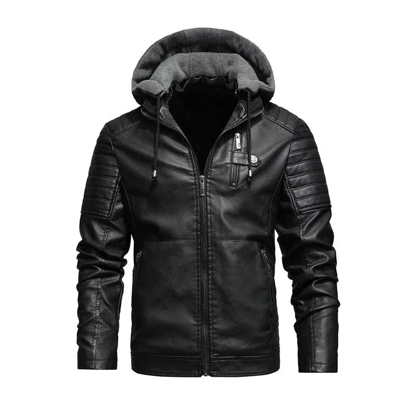 Enzo™ | Veste de motard avec capuche détachable