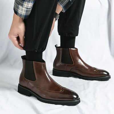 Adriel | Bottines Chelsea en cuir authentique