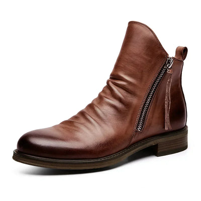 Owens | Bottines Chelsea en cuir véritable