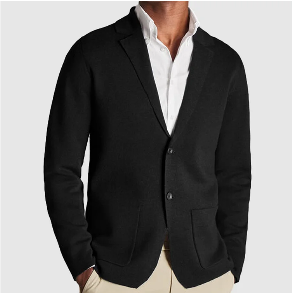 Oliver - Blazer en tricot doux avec fermeture à boutons sur le devant