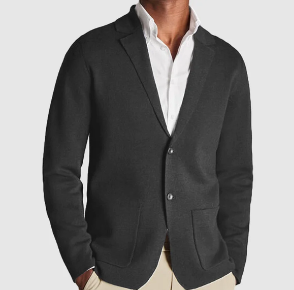 Oliver - Blazer en tricot doux avec fermeture à boutons sur le devant
