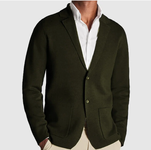 Oliver - Blazer en tricot doux avec fermeture à boutons sur le devant
