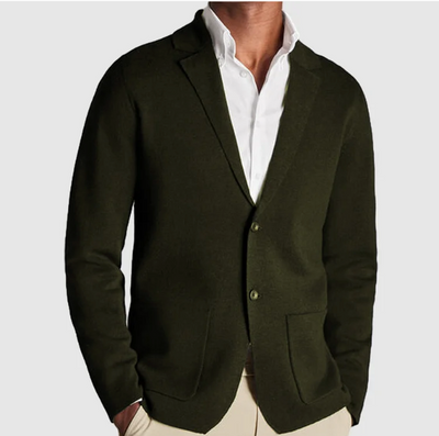 Oliver - Blazer en tricot doux avec fermeture à boutons sur le devant