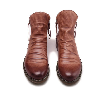 Owens | Bottines Chelsea en cuir véritable