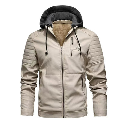 Enzo™ | Veste de motard avec capuche détachable