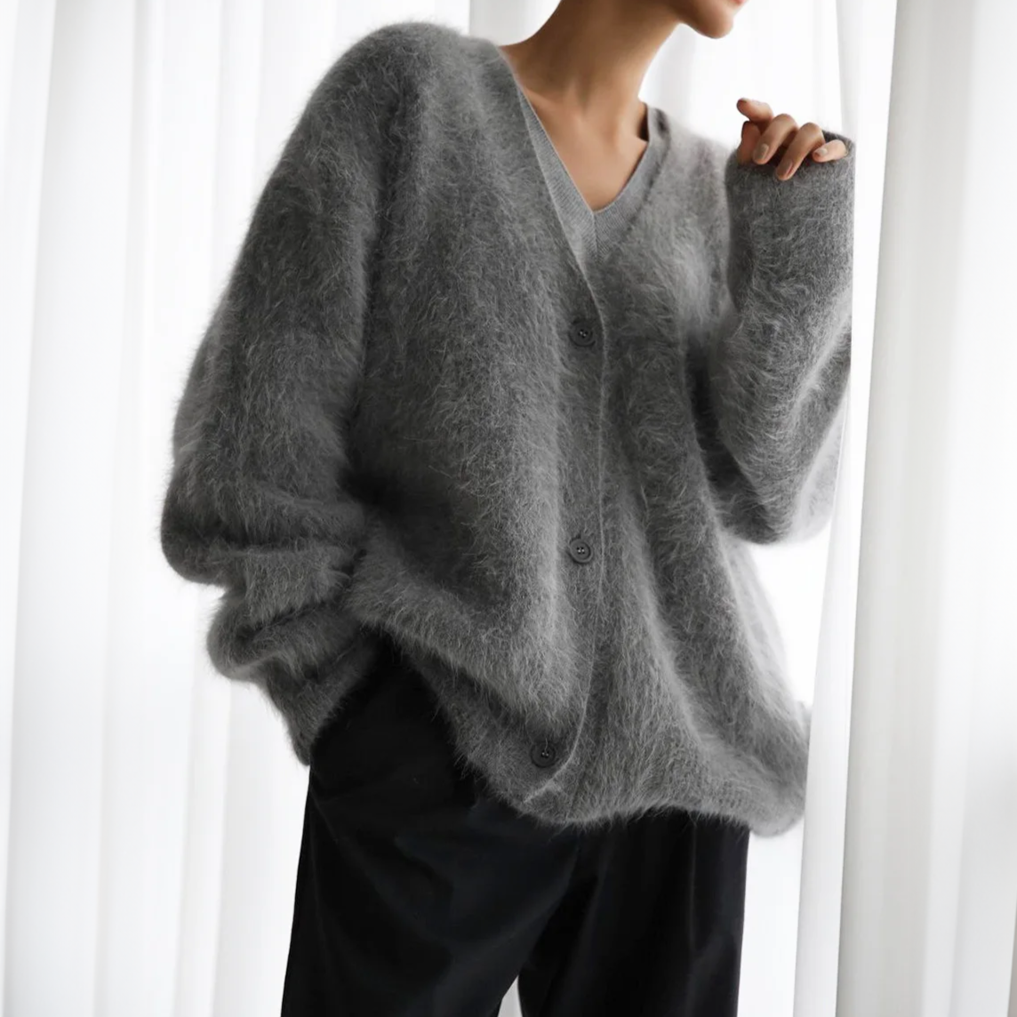 Élégant Cardigan Dahlia