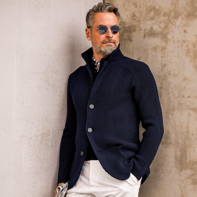 Arnaud™ - Cardigan Homme Style Militaire Rétro