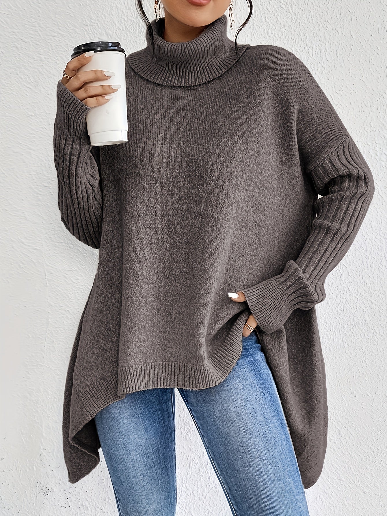 Louna – Pull Col Roulé Ample