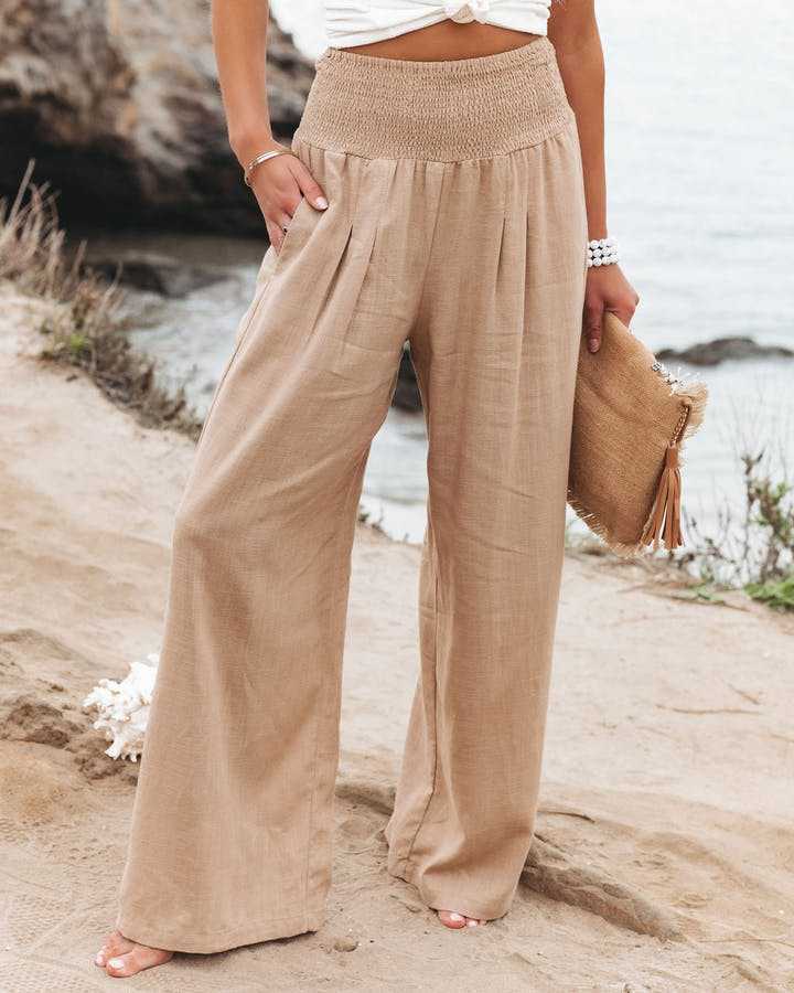 Lily Pantalon Évasé Flottant