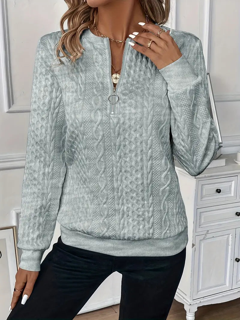 Lucia™ | Zip-Up Sweater