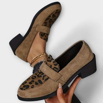 Romane | Chaussures Élégantes à Motif Léopard