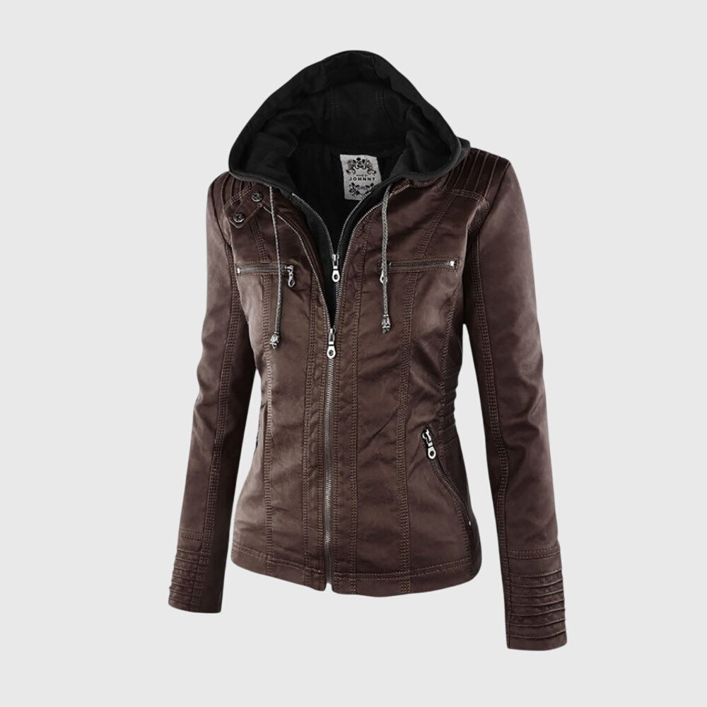 Karoline – Veste en Cuir Élégante et Unique