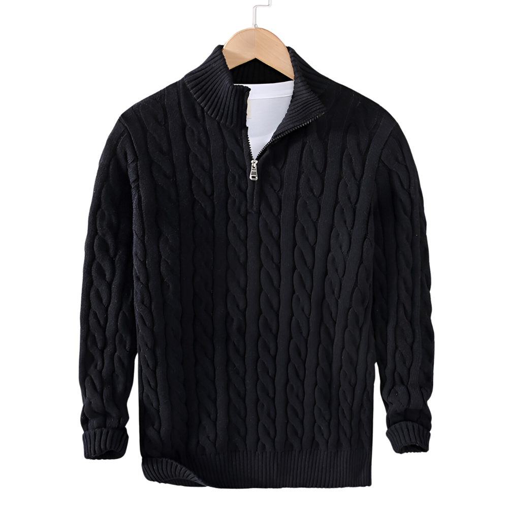 Anthony - Pull en tricot torsadé
