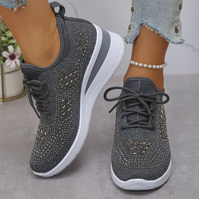 Delphine | Baskets orthopédiques avec strass scintillants