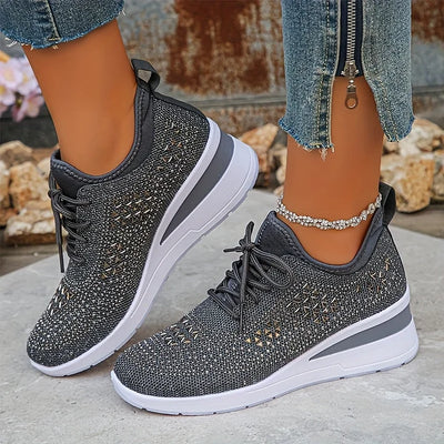 Delphine | Baskets orthopédiques avec strass scintillants