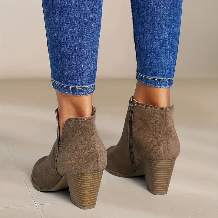 Anaïs™ | BOTTINES FEMME AVEC TALON ÉPAIS
