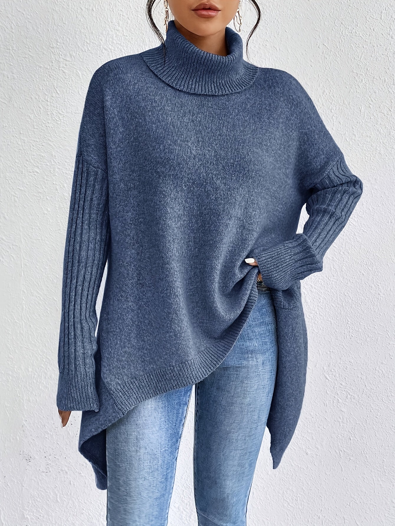Louna – Pull Col Roulé Ample
