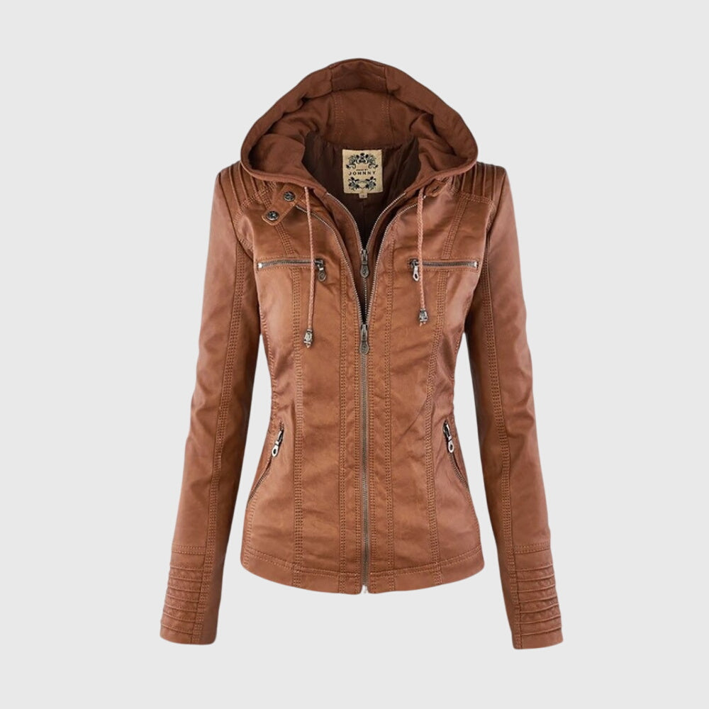 Karoline – Veste en Cuir Élégante et Unique