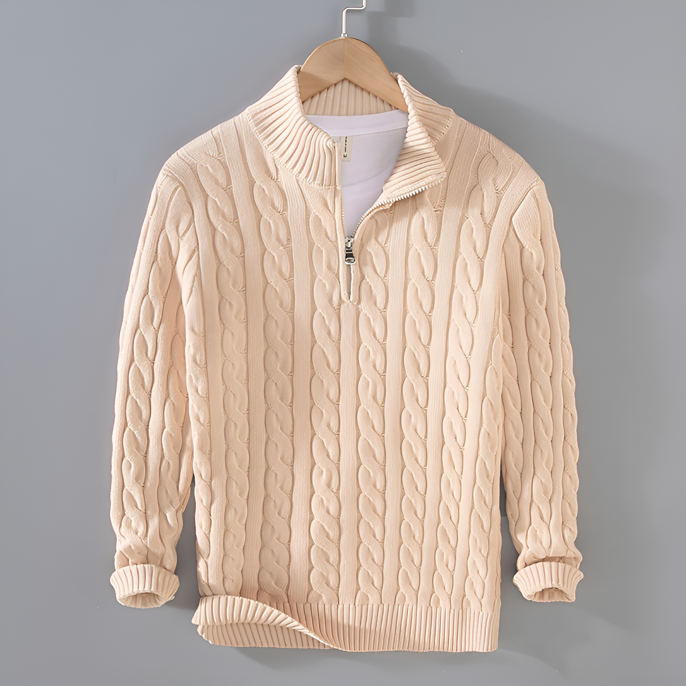 Anthony - Pull en tricot torsadé