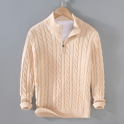 Anthony - Pull en tricot torsadé