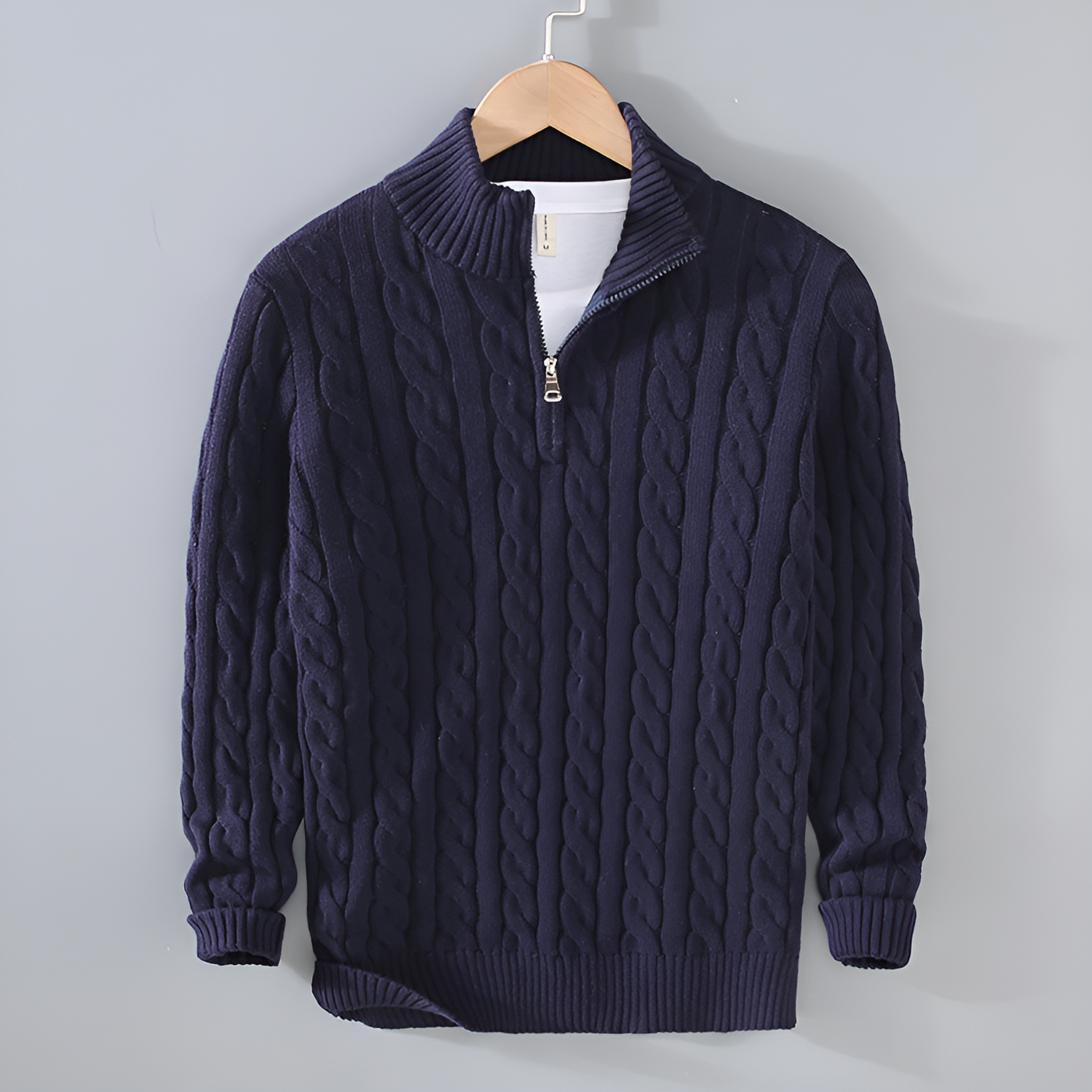 Anthony - Pull en tricot torsadé