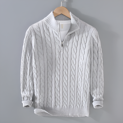 Anthony - Pull en tricot torsadé