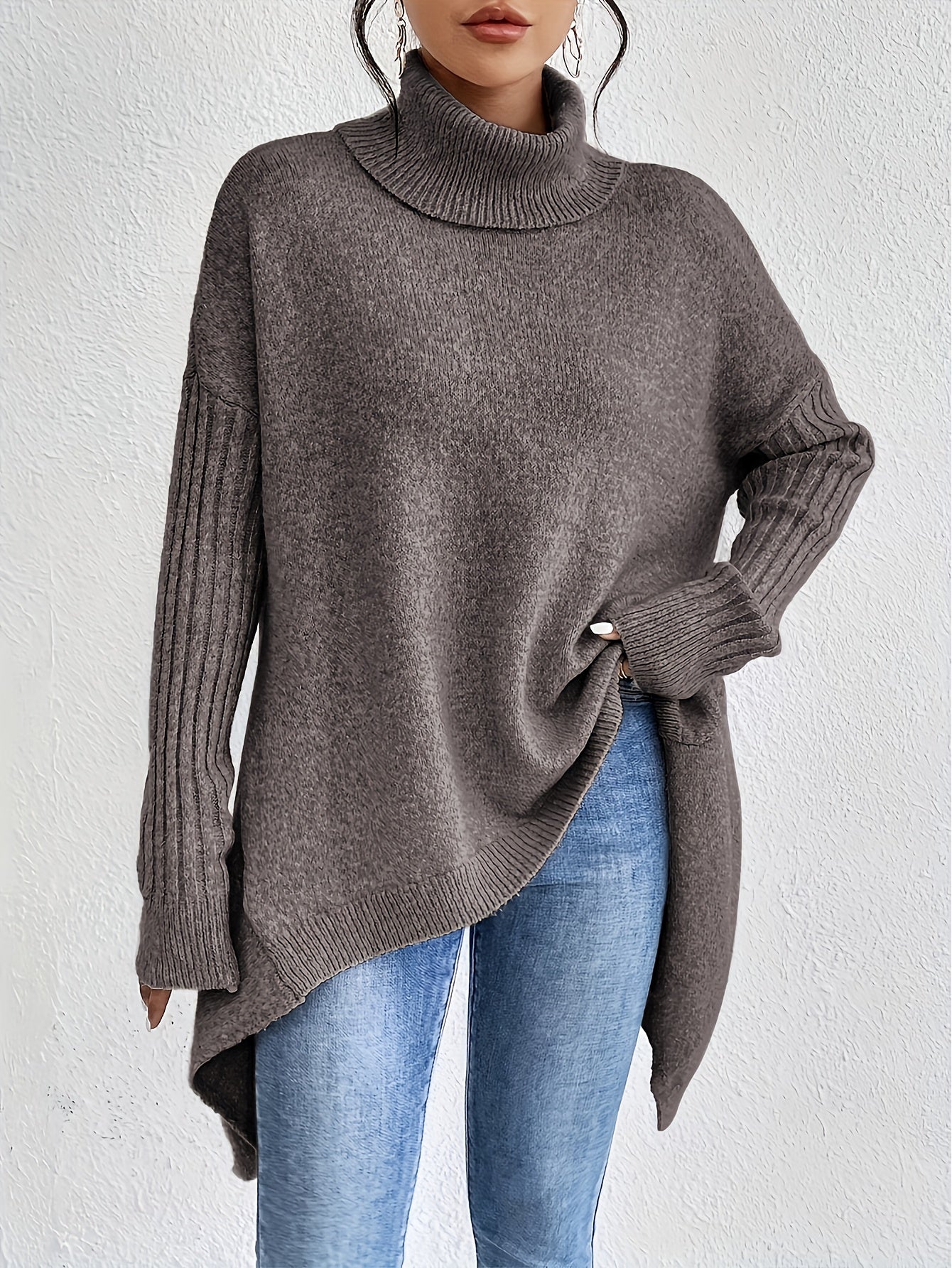 Louna – Pull Col Roulé Ample