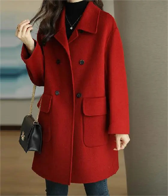 Marjolaine - Manteau d'hiver pour femmes en laine