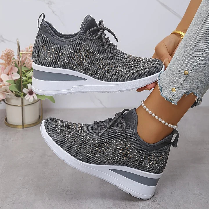 Delphine | Baskets orthopédiques avec strass scintillants
