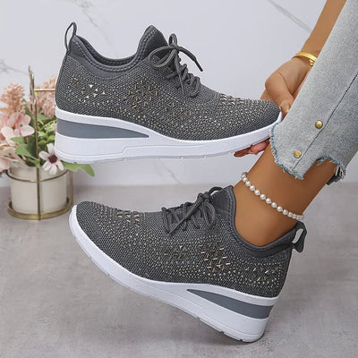 Delphine | Baskets orthopédiques avec strass scintillants