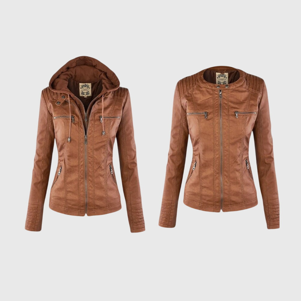 Karoline – Veste en Cuir Élégante et Unique