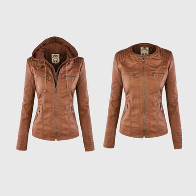 Karoline – Veste en Cuir Élégante et Unique