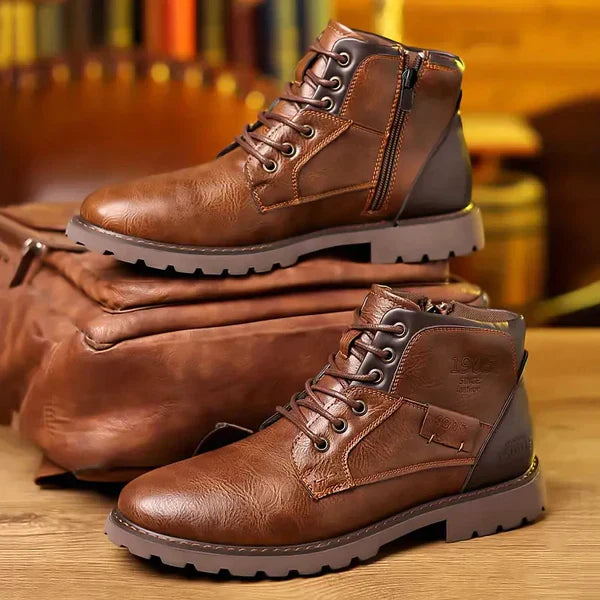 Jethro | Bottines en cuir robuste avec lacets