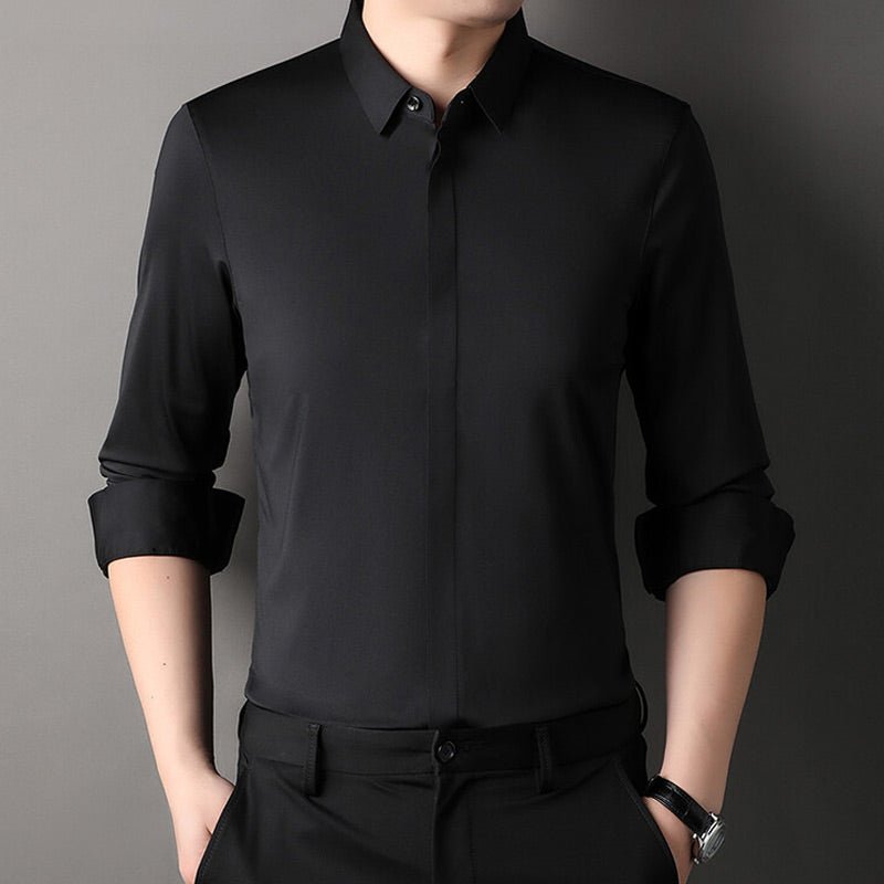Mitchel | Chemise Homme Anti-Froissement avec Élasticité